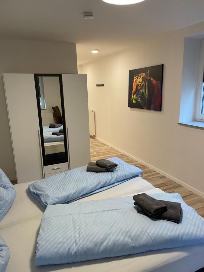 Pension Alte Schule Langenbernsdorf Bagian luar foto